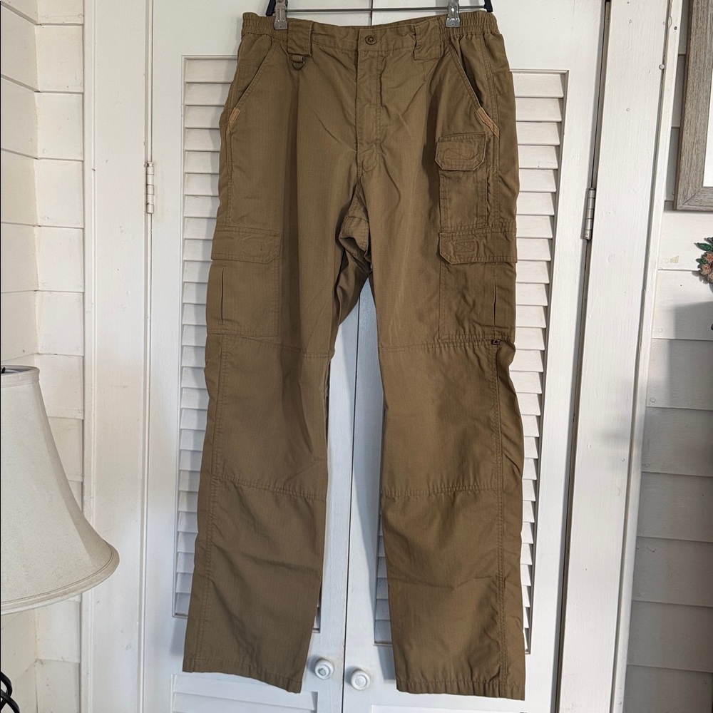 EUC Propper Cargo Tactical Pants Men's 36x36 COYOTE brown Ripstop Uniform Work